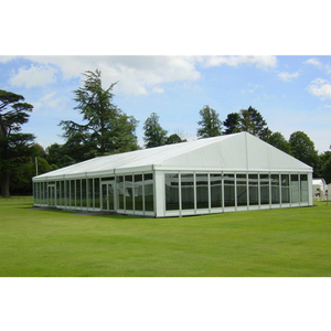 Carpa de Lujo para Bodas con Paredes de Cristal, Carpa de Cristal para Eventos, Precio de Fábrica, para <span class=keywords><strong>200</strong></span> Personas - Product Image 1