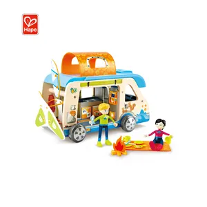Hape yeni tasarım oyna Pretend oyuncak seti oyuncaklar macera Van ahşap çocuklar için 3Y + bebek ev mobilya setleri 2 ila 4 yıl CN;ZHE