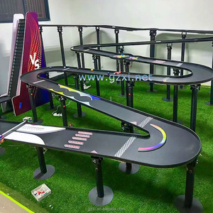 Labirinto di Metallo 3.5x4m, Gioco di Corsa con Tappeto Rullo, Pista Gigante per Biglie in Metallo, Panca, Gesso per Palestra, Oggetti di Scena Interattivi per Sala Live Streaming - Product Image 5