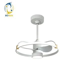 Ventilador de techo Led, diseño elegante, ABS con aspas de decoración del hogar de 700mm, ventilador de techo, luces de techo con ventilador