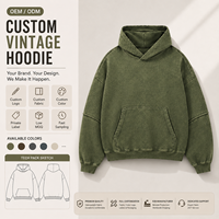 Sweat à capuche oversize pour homme, coupe boxy, en tissu côtelé, personnalisé OEM, 430 GSM, doublure polaire coton polyester, style streetwear