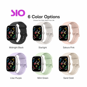 Montre connectée légère en alliage d'aluminium avec écran TFT 1,83 pouces 240x284, bracelet en silicone, moniteur de fréquence cardiaque et de sommeil, compatible iOS, 119g, échantillon - Product Image 1