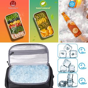 Laptop <b>Lunch</b> <b>Backpack</b> for Men and Women Tactical Inspired Utility Anti-Theft Work Bag with Cooler Compartment Lunchbox - Product Image 3