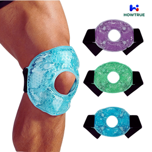 Rodillera de <span class=keywords><strong>Gel</strong></span> Frío con Bolsa de Hielo, Vendaje Enfriador, Compresa Fría y Caliente Reutilizable con Perlas de Hielo, Paquete de Terapia Dirigida para Alivio de Rodilla - Product Image 1