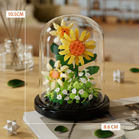 Kit de fleurs DIY pour 6 ans et plus, jouet éducatif, blocs de construction de roses éternelles, anti-stress, décoration intérieure, cadeaux artisanaux pour enseignants, enfants, elle