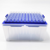Fournitures de laboratoire embouts de Micro-Pipette 100 microleter pour laboratoire dnae RNase Free stérilisé embouts de Pipette de filtre