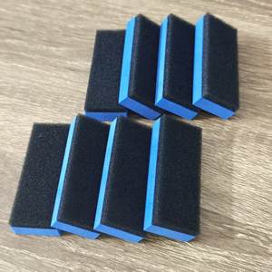 Applicateur de revêtement en <span class=keywords><strong>céramique</strong></span> de haute qualité éponge de revêtement <span class=keywords><strong>nano</strong></span> pour le nettoyage de détail de brillance de pneu de peinture de <span class=keywords><strong>cire</strong></span> - Product Image 2