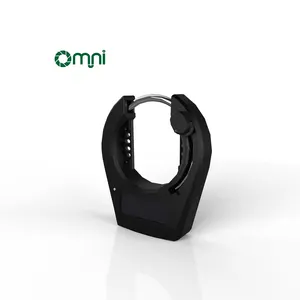 Omni smart fiets Hoefijzer Fietsslot USB zonnepaneel Opladen Toepasselijk fiets