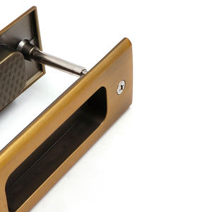 กุญแจล็อคประตูบานเลื่อนแบบซ่อน <span class=keywords><strong>WIWO</strong></span> ผลิตจากโลหะผสมสังกะสี พร้อมเคลือบนิกเกิล/ทอง สำหรับประตูไม้ขนาด 30-50 มม. - Product Image 6