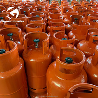 Bouteille de gaz GPL en acier basse pression 15 kg 35,5 L ISO 4706, cylindre vide ou plein de propane, diamètre extérieur 380 mm, vente en gros Chine, Sud-Est
