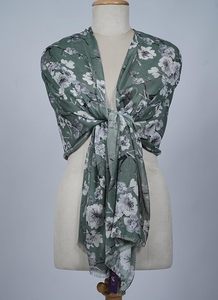 Women's Luxury Silk Modal Scarf Digital Print Designer Stole Soft Lightweight Fashion <b>Wrap</b> Premium Quality <b>Shawl</b> for Casual - Product Image 2