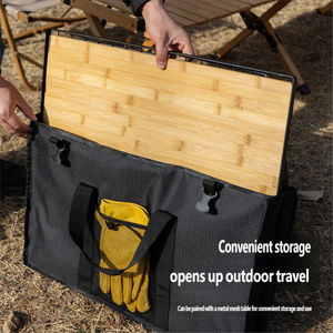 ชุดโต๊ะและเก้าอี้ปิกนิกสำหรับใช้งานกลางแจ้ง ทำจากเหล็กอัลลอยด์แข็งแรงทนทาน ดีไซน์ทันสมัย เหมาะสำหรับการตั้งแคมป์และใช้ในครัว - Product Image 3