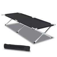 Lit simple en métal moderne, mobilier pour l'extérieur, camping, hôpital, salon, hôtel, plage, cuisine, facile à transporter
