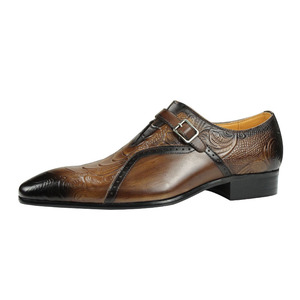 Zapatos Oxford Personalizados para <span class=keywords><strong>Hombre</strong></span>, Mocasines con Punta en Pico, Estilo Clásico de Negocios, Nueva Llegada, Cuero Genuino, Otoño - Product Image 6