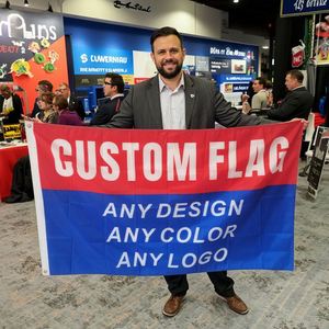 Custom Printed Business Flags Any Size Pattern Country <b>Banner</b> with Digital Printing Technique for Food Advertising - Product Image 2