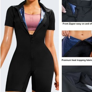 2025 nouvelles femmes néoprène sueur corps <span class=keywords><strong>combinaison</strong></span> taille formateur pour entraînement à la maison ventre graisse brûlant costumes - Product Image 2