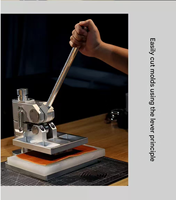 Mesin Pemotong Manual Tipe Ayun untuk Barang Kulit Kecil Mesin Pemotong Blanking Mesin Punch Press Die Cutting