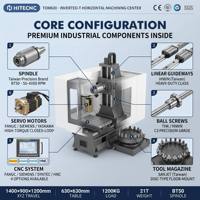 Machine de fraisage CNC horizontale TOM630, équipement de fabrication robuste pour pièces métalliques de précision