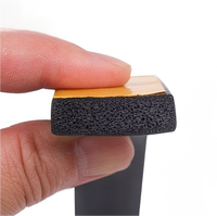 Bande d'étanchéité en caoutchouc éponge EPDM, offre une étanchéité et une absorption des chocs, disponible en 2 mm, 3 mm et 4 mm, pour les portes et les fenêtres