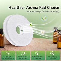 Tampons d'huiles essentielles personnalisés en usine, en feutre durable, blancs, non parfumés, pour diffusion passive d'arômes (remplacement)