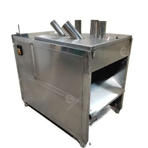 Équipement de tranchage de patates douces et de radis en acier inoxydable Trancheuse à pression descendante pour fruits et légumes, concombres et bananes - Product Image 2