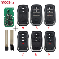 Clé intelligente 4D 8A avec puce ET-01 pour Toyota Prado Highlander Camry Corolla RAV4 Land Cruiser pour Lexus EoneBoss Bluetooth universel