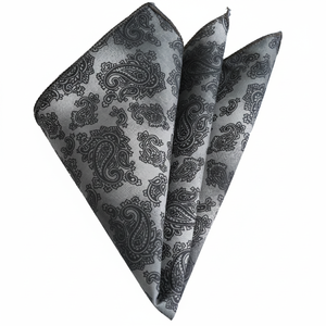 ชุดสูทผ้าคอตตอนไล่ระดับสีพิมพ์ลาย Paisley สีเขียวสีกากี - Product Image 2