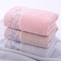 Wholesale Hand Towels Set of 2 Floral Pattern 100% Cotton Absorbent Soft Decorative Towel for Bathroom