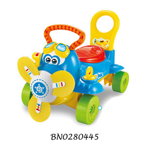 Voiture à pédales en plastique pour enfants, jouet avion de dessin animé - Product Image 6