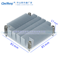 Produk Terlaris Profil Aluminium 6061 LGA115x 1u Ekstrusi Heatsink