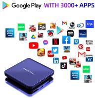 Dispositivo de tv inteligente H96 MAX, decodificador con android 12, 4K, HDR, software, google play store, vídeo, Youtube, WIFI integrado, banda dual