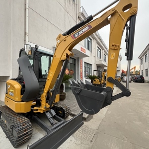 รถขุดขนาดเล็ก XCMG รุ่น XE35U แบบไม่มีส่วนท้าย ขับเคลื่อนด้วยระบบไฮดรอลิก พร้อมบูมหมุนได้ เหมาะสำหรับงานขุดดินในพื้นที่ใต้ดินและงานวิศวกรรมในเขตเมือง - Product Image 5