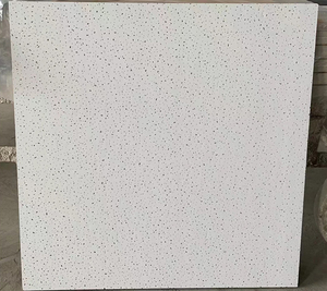 แผ่นฝ้าเพดานอะคูสติกใยหินทนทานสูง ทนไฟ สำหรับฉนวนกันเสียงในโรงเรียน - Product Image 3