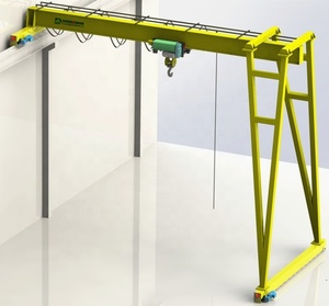 5 طن 7.5 طن 10 طن تصميم داخلي أوروبا عارضة شعاع واحد نصف بوابة رافعة جسرية - Product Image 3