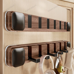 Suction Cup Door Hook Wall Mounted Rectangle Modern Removable Coat Rack Entryway Bedroom Use - Product Image 1