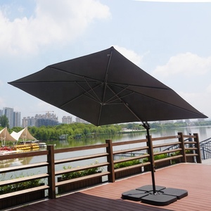 Sombrilla Moderna para Exteriores, Impermeable, Tipo Cantilever, Plegable, con Poste de Hierro, para Jardín, Playa, Patio, Hotel, Restaurante, Parque - Product Image 3