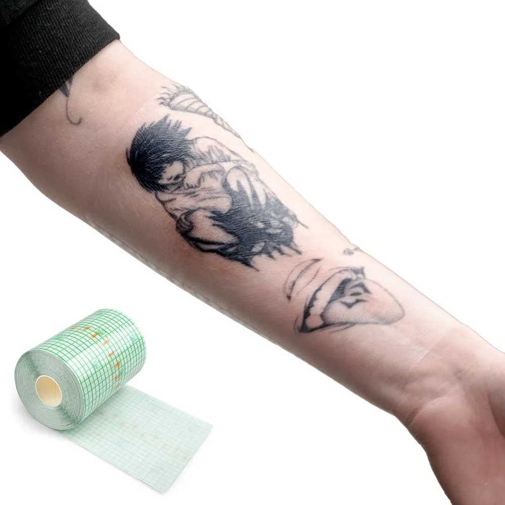 Tattoo Nachsorge Bandage Roll Matte Super Thin Tattoo Film Zweite Haut Wasserdichte atmungsaktive Bandage