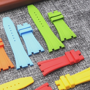 Correa de reloj de goma de 27mm para correas de reloj para hombre AP <span class=keywords><strong>Audemars</strong></span> <span class=keywords><strong>Piguet</strong></span> Royal Oak - Product Image 6