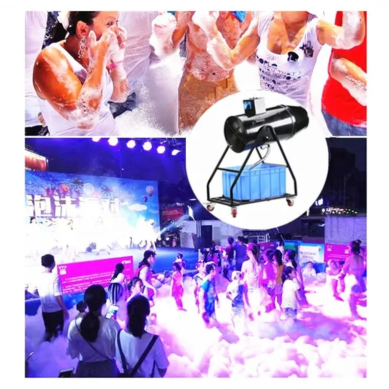 TOP Hot selling hot sales 2500W foam manufacturing equipment jet bubble wedding machines snow machine/big snow making machine D