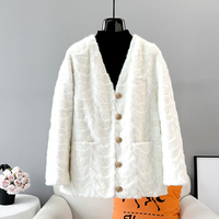 2023 Neuer Herbst- und Winter-Damenmantel aus echtem Pelz, mittellange Luxus-Nerzpelzjacke JT3453