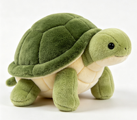 Jouet en peluche tortue personnalisé, peluche souple en forme de tortue, fabrication OEM ODM, logo personnalisé pour cadeau et souvenir