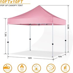 Carpa Plegable Impermeable con Protección UV para Exteriores, Gazebo Automático de 3x3 Metros, Fabricante de Carpas para Camping - Product Image 2