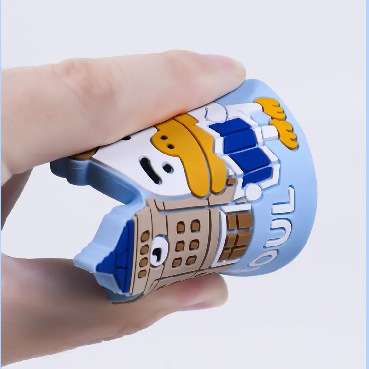 Custom Made hediye seti plastik güzellik ucuz özelleştirilmiş karikatür PVC kauçuk 3D buzdolabı mıknatısı