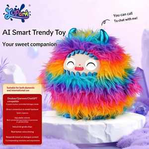 Jouet en peluche interactif intelligent Jopark, monstre compagnon éducatif de dessin animé avec des yeux LED colorés, modèle de robot intelligent pour enfants - Product Image 4