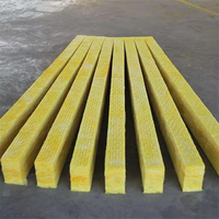 Rouleau de laine de verre carrée en gros, matériau d'isolation thermique écologique et ignifuge de qualité supérieure pour murs et toitures