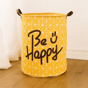 Panier à linge rond, pliable, avec poignées, pour la maison, vente en gros, 3 pièces - Product Image 6