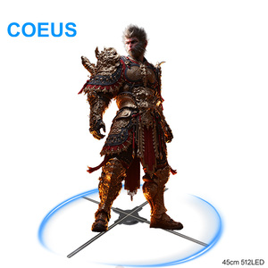 COEUS Kommerzieller 45CM 512LED 3D-Hologramm-Projektor-Lüfter Werbeausrüstung mit Holografischen Audiofunktionen - Product Image 1