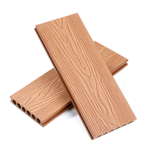 Hiện đại 3D dập nổi hạt gỗ ngoài trời decking da thân thiện với WPC không thấm nước bằng Gỗ nhựa composite sàn làm bằng gỗ Tếch - Product Image 4