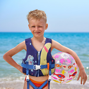 Chaleco <span class=keywords><strong>salvavidas</strong></span> de neopreno para niños, chaleco flotante, traje de baño para niños pequeños, entrenamiento de asistencia, flotabilidad, chaleco <span class=keywords><strong>salvavidas</strong></span> para natación W055 - Product Image 5