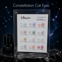 Vernis à ongles gel magnétique œil de chat transparent Mixcoco Galaxy Shimmer UV Soakable pour nail art DIY Zodiaque